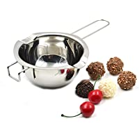 Cazo Baño María Olla de Derretir de Acero Inoxidable 400 ml Olla para Baño María Recipiente Fundir Chocolate Melting Pot…